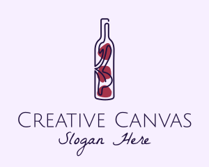 Artistic - Artistic Wine Bottle logo design