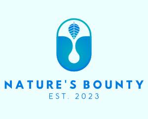 Nature Drinking Water  logo design