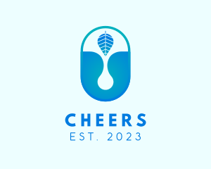 Wash - Nature Drinking Water logo design