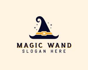 Witch Wizard Hat logo design