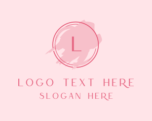 Pink - Feminine Paint Brush logo design