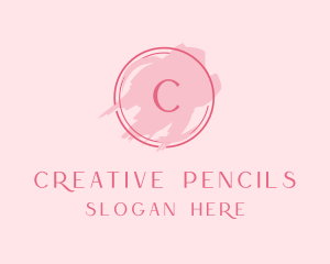 Feminine Paint Brush logo design