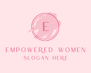 Feminine Paint Brush logo design