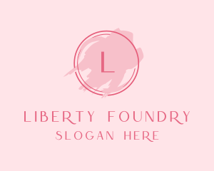 Feminine Paint Brush logo design