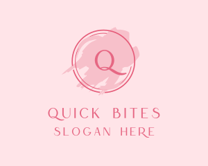 Feminine Paint Brush logo design