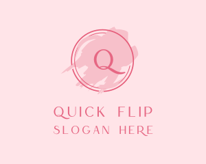 Feminine Paint Brush logo design