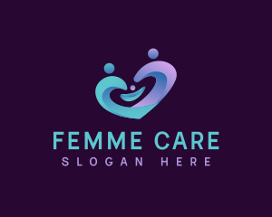 Family Care Heart logo design