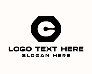 Geometric Business Brand Letter C Logo