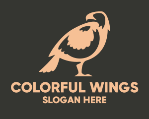 Wild Brown Hawk logo design