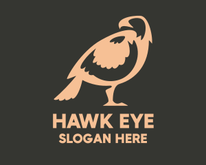 Hawk - Wild Brown Hawk logo design