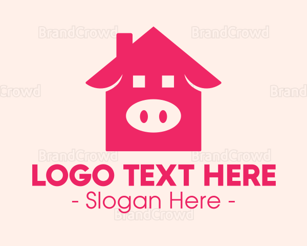 Pink Pig House Logo