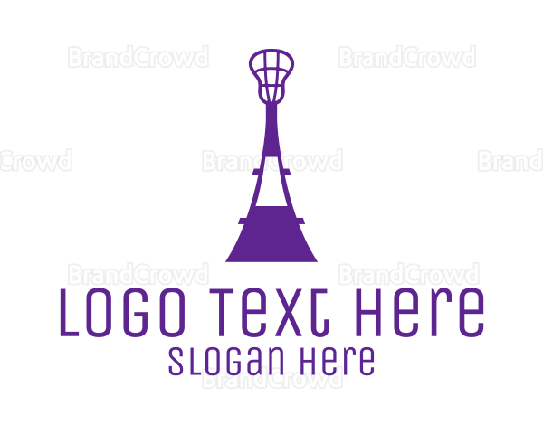 Lacrosse Eiffel Tower Logo