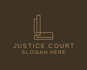 Court - Corporate Legal Court logo design