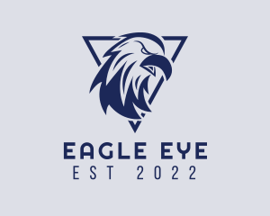 Blue Mad Eagle logo design