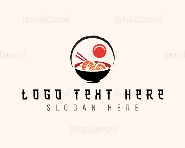 Asian Seafood Shrimp Logo