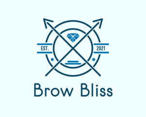 Blue Diamond Emblem logo design