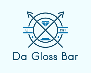 Blue Diamond Emblem logo design