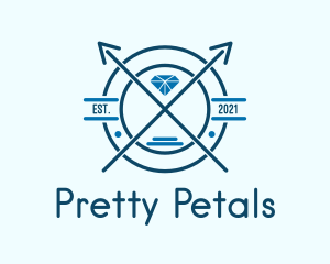 Blue Diamond Emblem logo design