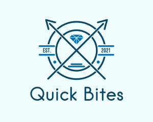 Blue Diamond Emblem logo design