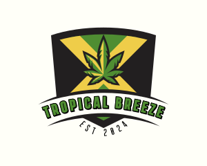 Cannabis Jamaica Dispensary logo design