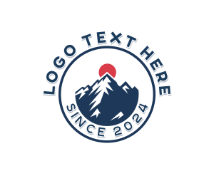 Tourist - Summit Mountain Hiking logo design