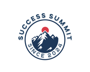 Summit Mountain Hiking logo design