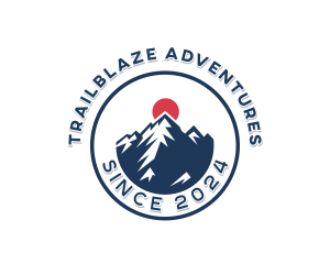 Hiking - Summit Mountain Hiking logo design