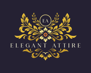 Elegant Floral Bloom logo design