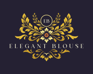 Elegant Floral Bloom logo design