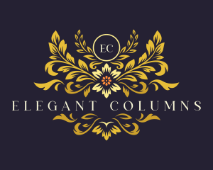 Elegant Floral Bloom logo design