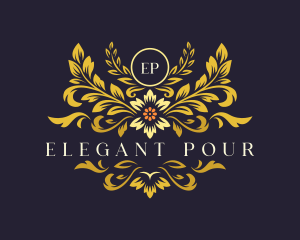 Elegant Floral Bloom logo design