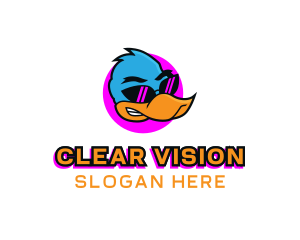 Glasses - Cool Duck Glasses logo design