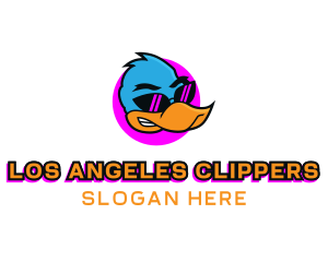 Cool Duck Glasses logo design