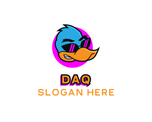 Cool Duck Glasses logo design