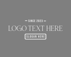 Wordmark - Stylish Fashion Business logo design