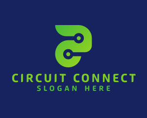 Circuits - Modern Tech Company logo design