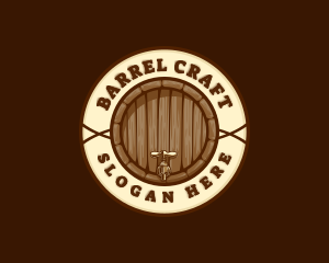 Barrel - Liquor Brewery Barrel logo design