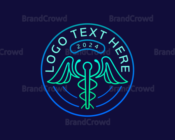 Medical Caduceus Medicine Logo