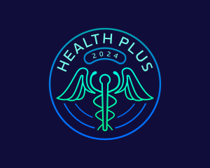 Medical Caduceus Medicine logo design