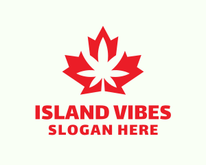 Reggae - Maple Leaf Cannabis logo design