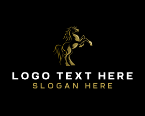 Bronco - Racing Horse Polo logo design