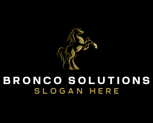 Bronco - Racing Horse Polo logo design