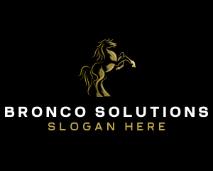 Racing Horse Polo logo design