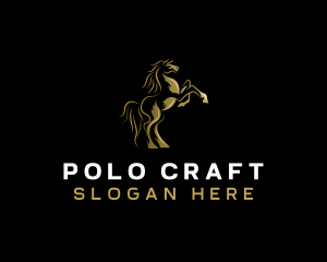 Racing Horse Polo logo design