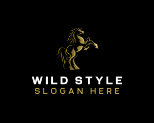 Racing Horse Polo logo design