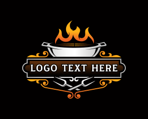 Grill Restaurant Barbeque Logo