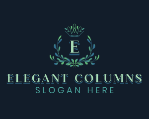 Elegant Ornamental Crest logo design