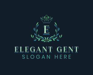 Elegant Ornamental Crest logo design