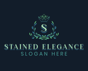 Elegant Ornamental Crest logo design