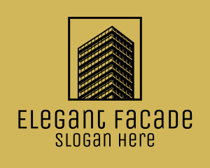 Facade - Luxury High Rise Building logo design